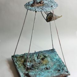 Vineta II, 2013, Bronze, bemalt, H. 70 cm